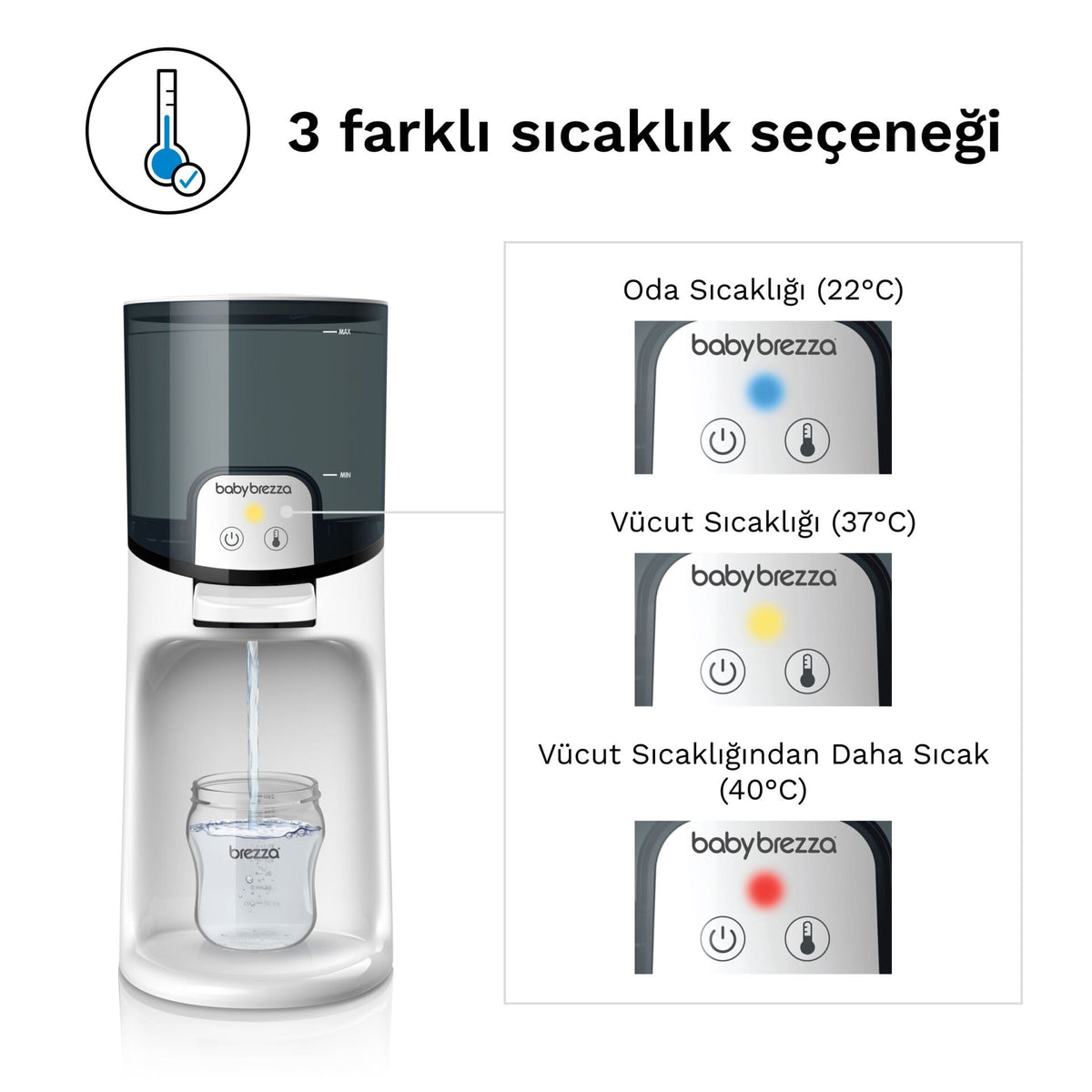 Instant Warmer Bebek Mama Suyu Otomatı ve Biberon Suyu Isıtıcısı