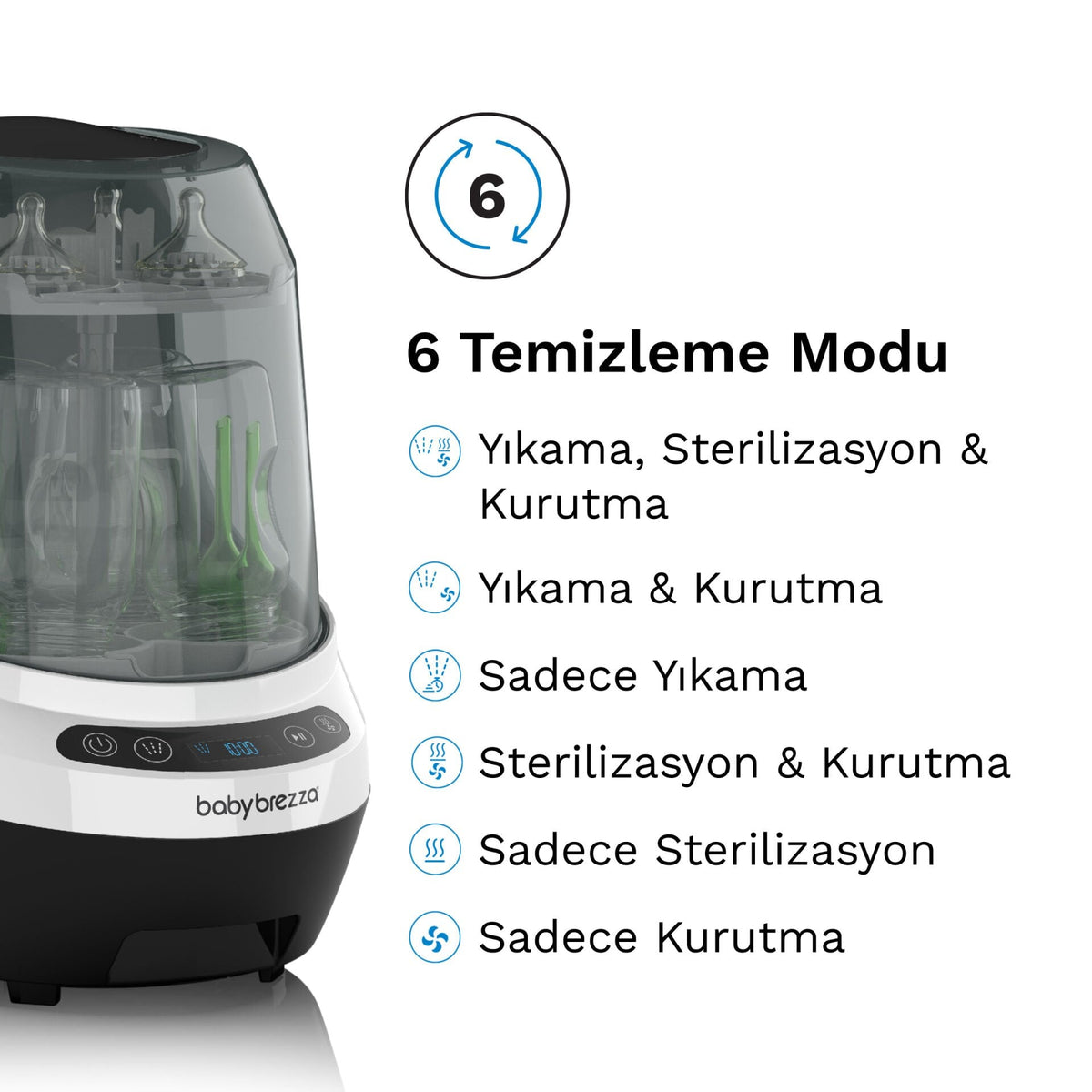 Bottle Washer Pro Biberon Yıkayıcı ve Kurutucu